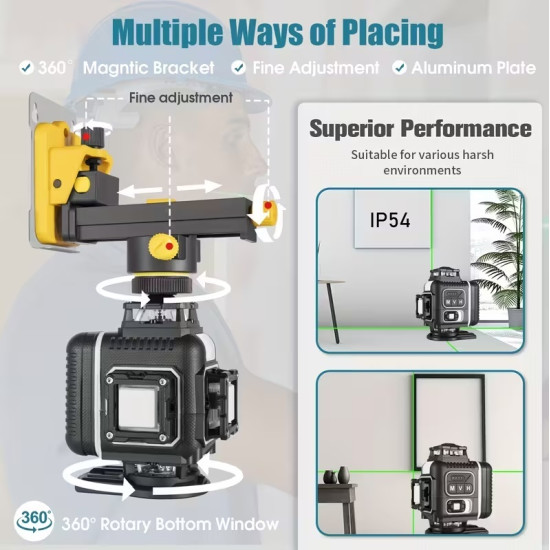 ΑΛΦΑΔΙ LASER 4D 16 ΓΡΑΜΜΩΝ ΜΕ ΠΡΑΣΙΝΟ ΧΡΩΜΑ ΔΕΣΜΗΣ 373600