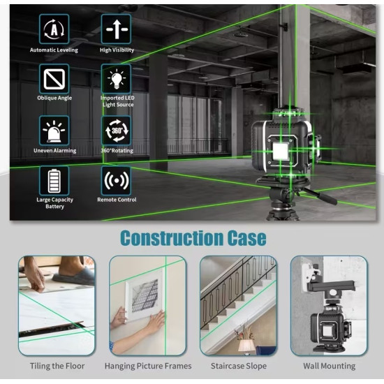 ΑΛΦΑΔΙ LASER 4D 16 ΓΡΑΜΜΩΝ ΜΕ ΠΡΑΣΙΝΟ ΧΡΩΜΑ ΔΕΣΜΗΣ 373600
