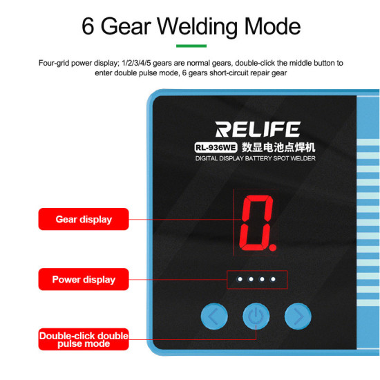 ΗΛΕΚΤΡΟΠΟΝΤΑ ΜΠΑΤΑΡΙΩΝ RELIFE RL-936WE ΜΕ 6 ΕΠΙΠΕΔΑ 3600mAh ΗΛΕΚΤΡΟΠΟΝΤΑ ΜΠΑΤΑΡΙΩΝ RELIFE RL-936WE ΜΕ 6 ΕΠΙΠΕΔΑ 3600mAh