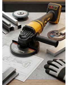 ΓΩΝΙΑΚΟΣ ΤΡΟΧΟΣ ΜΠΑΤΑΡΙΑΣ BRUSHLESS ΜΕ ΡΥΘΜΙΣΗ ΣΤΡΟΦΩΝ (ΔΥΟ ΜΠΑΤΑΡΙΕΣ)