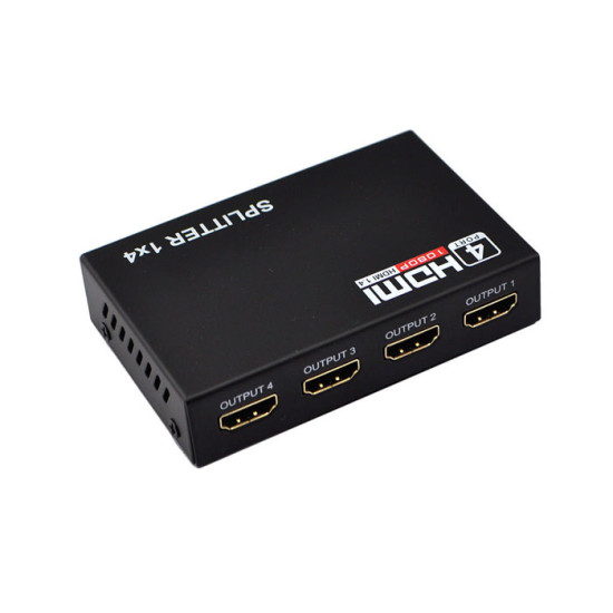 Splitter HDMI 1x4 ΜΕ 1 Είσοδο και 4 Εξόδους Με Υποστήριξη 3D Splitter HDMI 1x4 ΜΕ 1 Είσοδο και 4 Εξόδους Με Υποστήριξη 3D