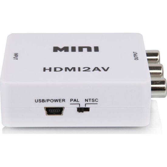 ΜΕΤΑΤΡΟΠΕΑΣ ΣΗΜΑΤΟΣ HDMI ΣΕ AV (3RCA) 1080P HDMI2AV