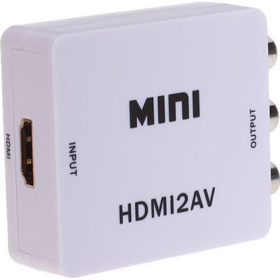 ΜΕΤΑΤΡΟΠΕΑΣ ΣΗΜΑΤΟΣ HDMI ΣΕ AV (3RCA) 1080P HDMI2AV
