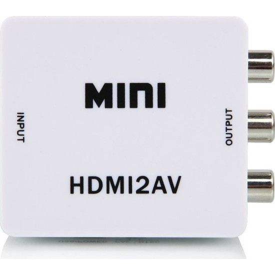 ΜΕΤΑΤΡΟΠΕΑΣ ΣΗΜΑΤΟΣ HDMI ΣΕ AV (3RCA) 1080P HDMI2AV